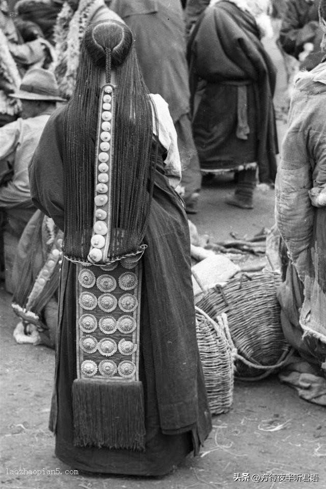 1936年,青海藏族婦女生活風貌組照