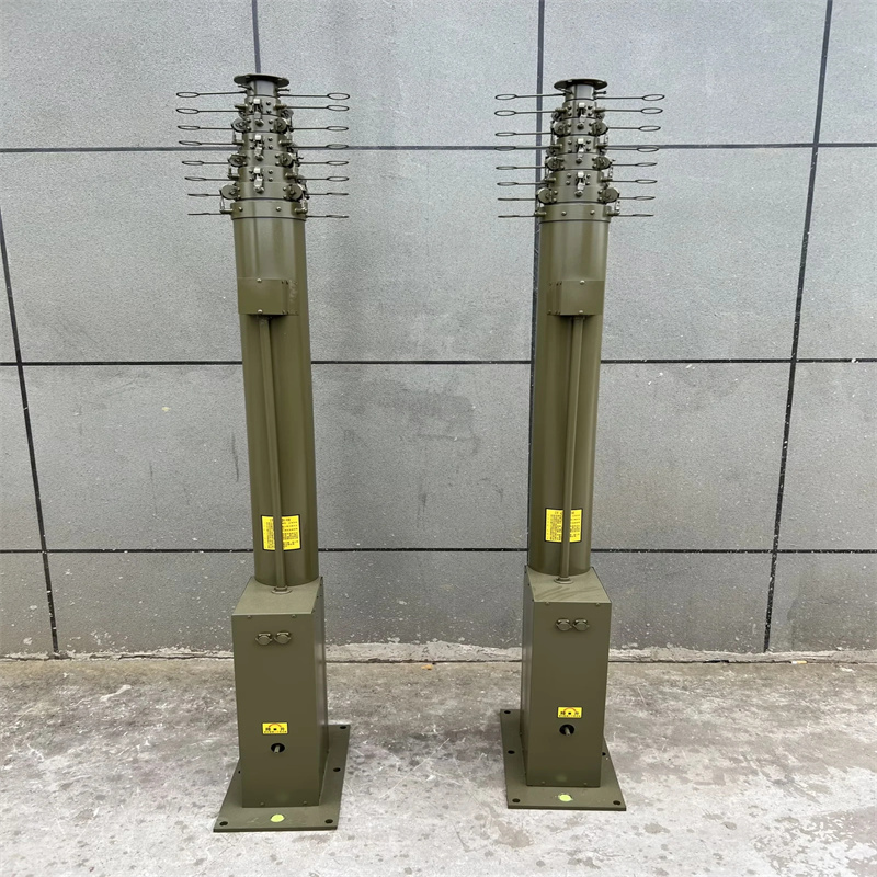 帐篷方舱避雷针 gfl1——1环形管避雷塔 铁路防雷器