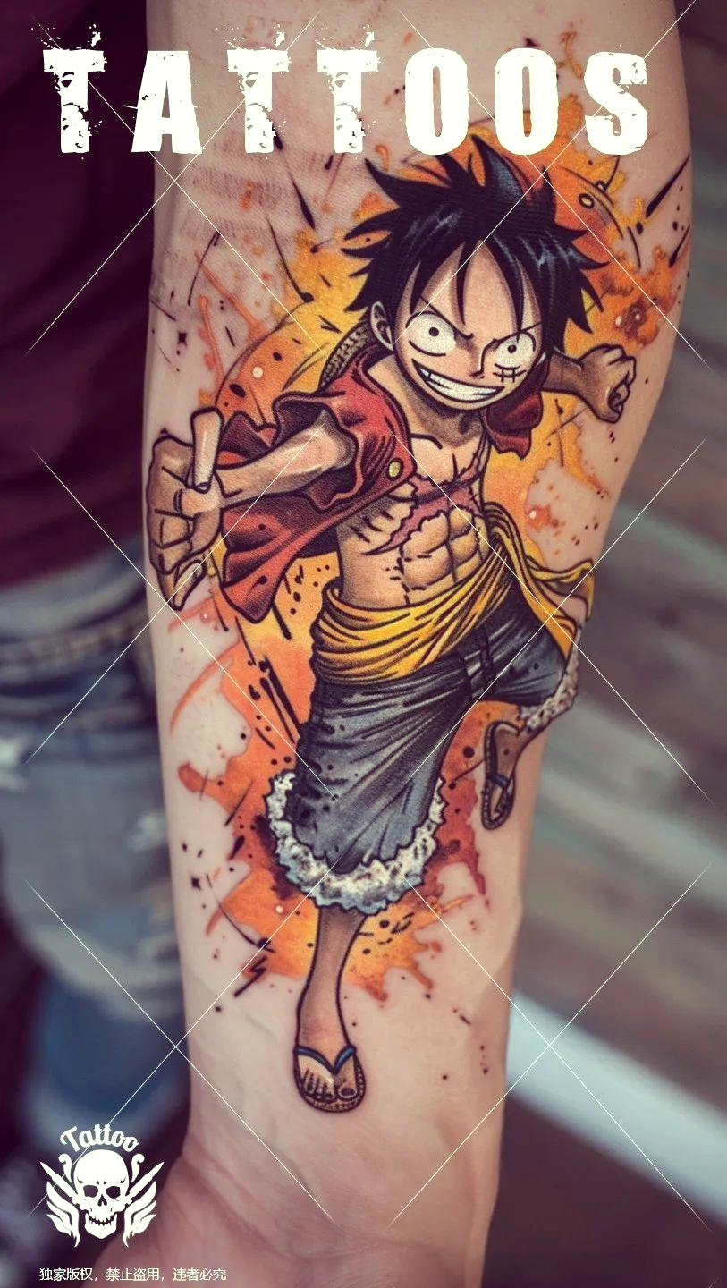 《海贼王》纹身探秘:冒险精神与自由梦想的永恒印记
