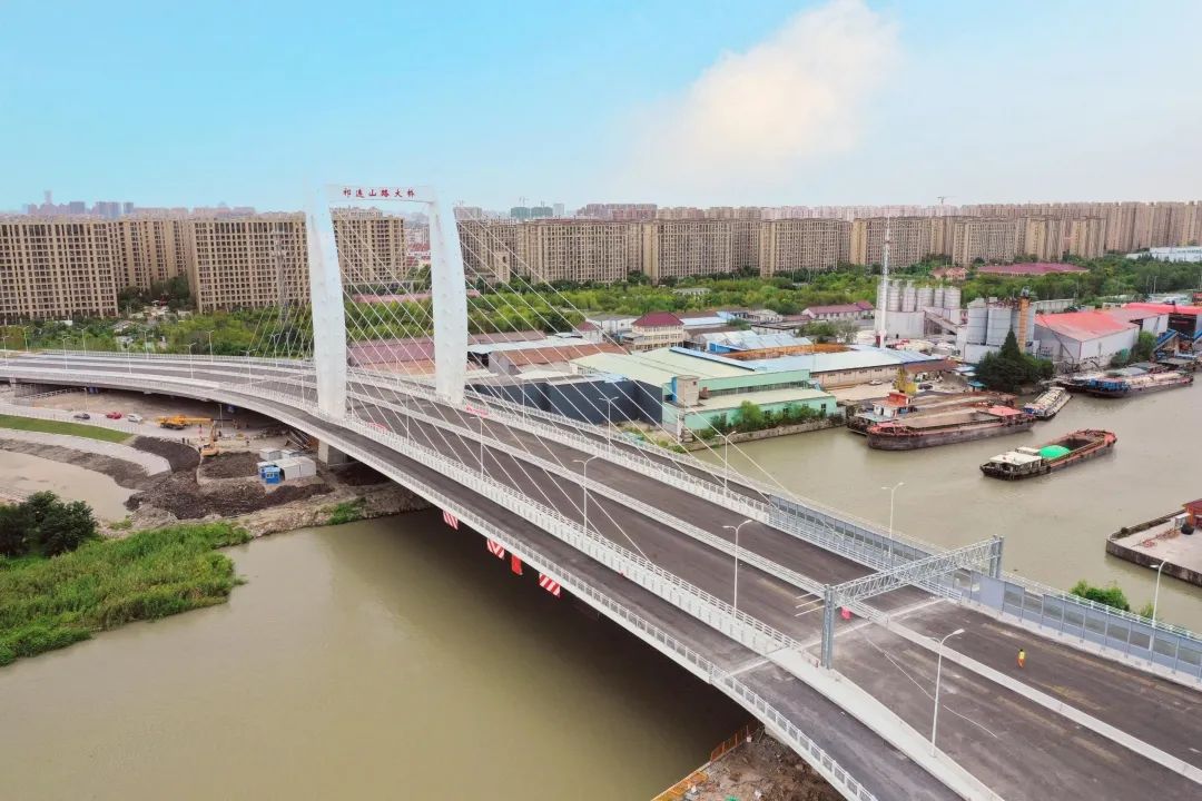 「交通」南北向主干道连成一线!宝山这座"帆船大桥"今天通车