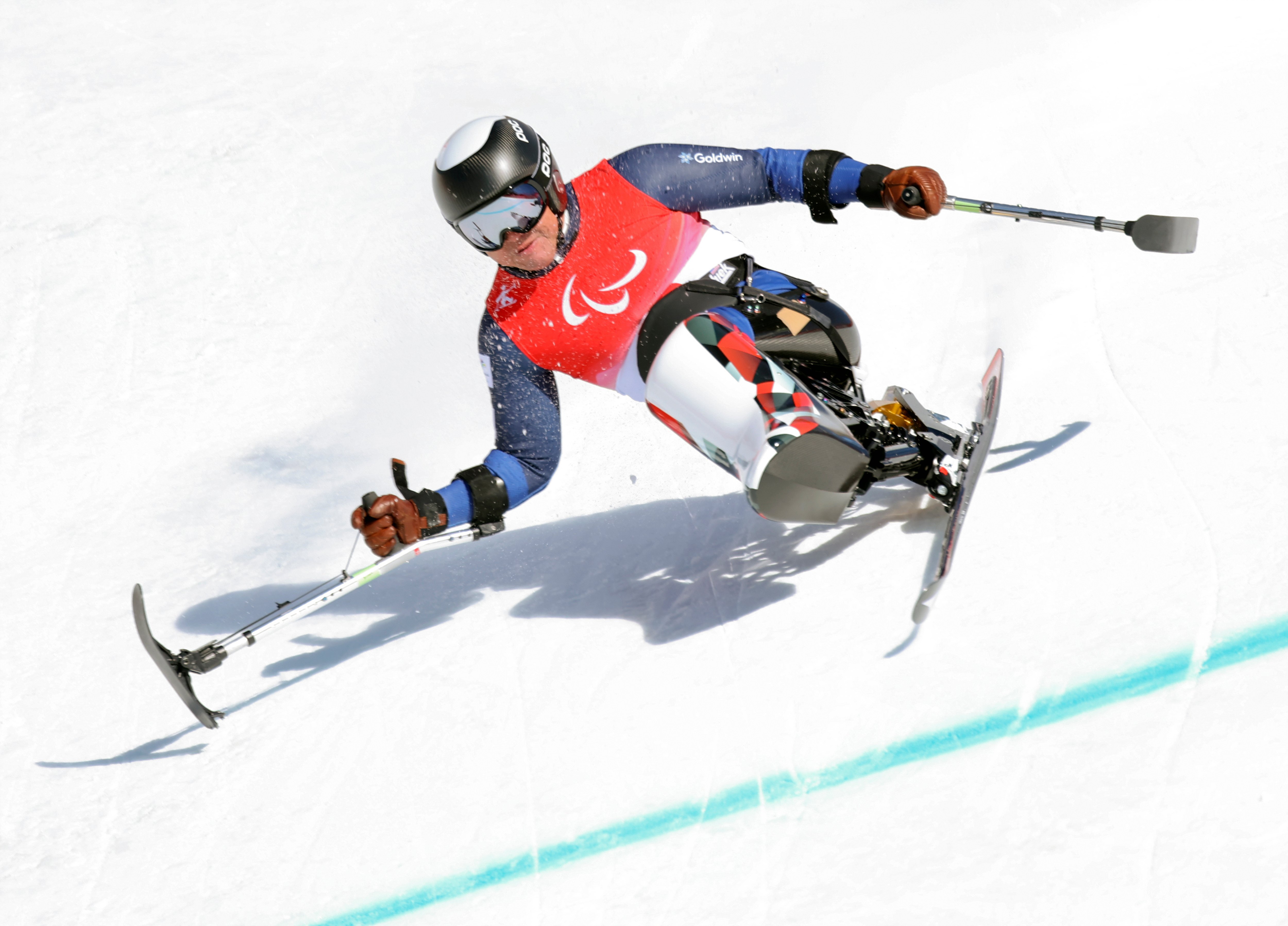 残奥高山滑雪——男子滑降(坐姿)赛况(2)