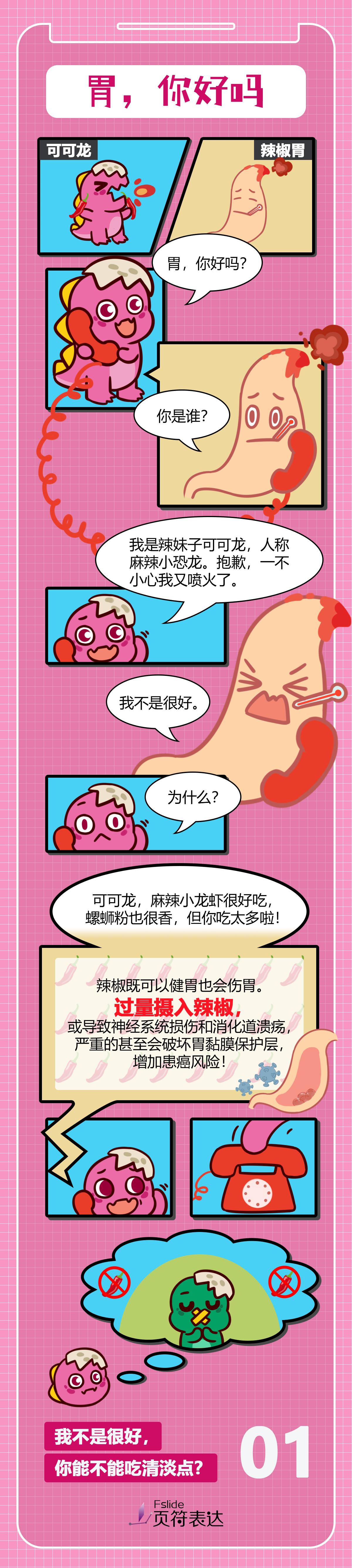 "胃,你好吗?""我不是很好"