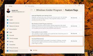 Windows 11触控板迎史上最大升级！新增四种手势：自动滚动、加速滚动终于来了
