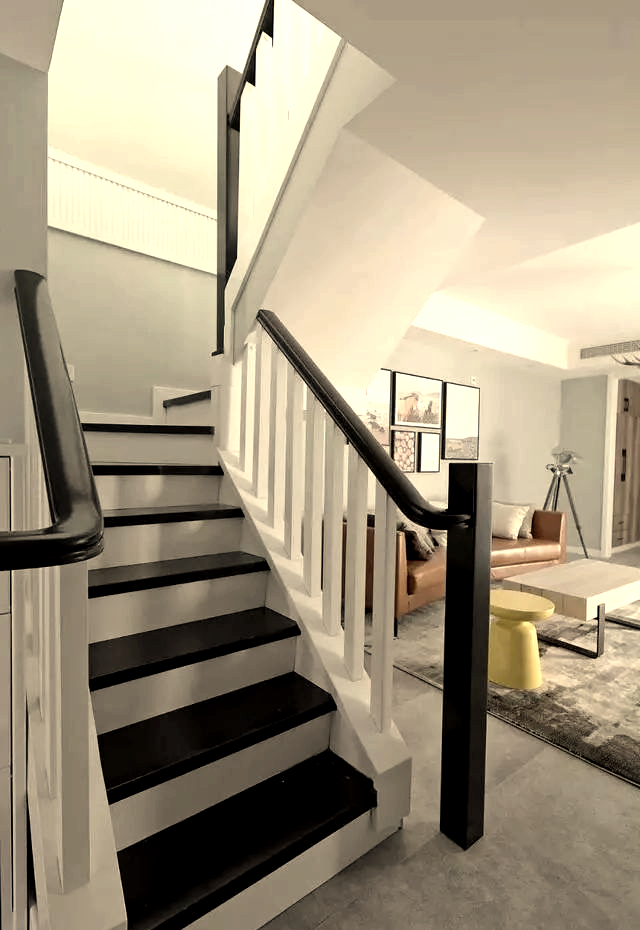 130㎡北欧风复式家居,巧妙电视背景墙增添亮点!