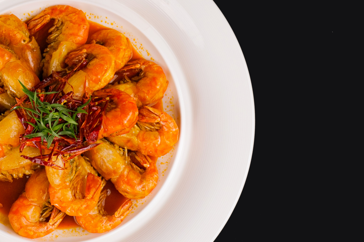 经典湘菜口味罗氏虾,在湘畔壹号就能品尝到