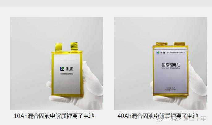 贛鋒鋰業實現一代固態電池量產,能量密度超過260wh/kg