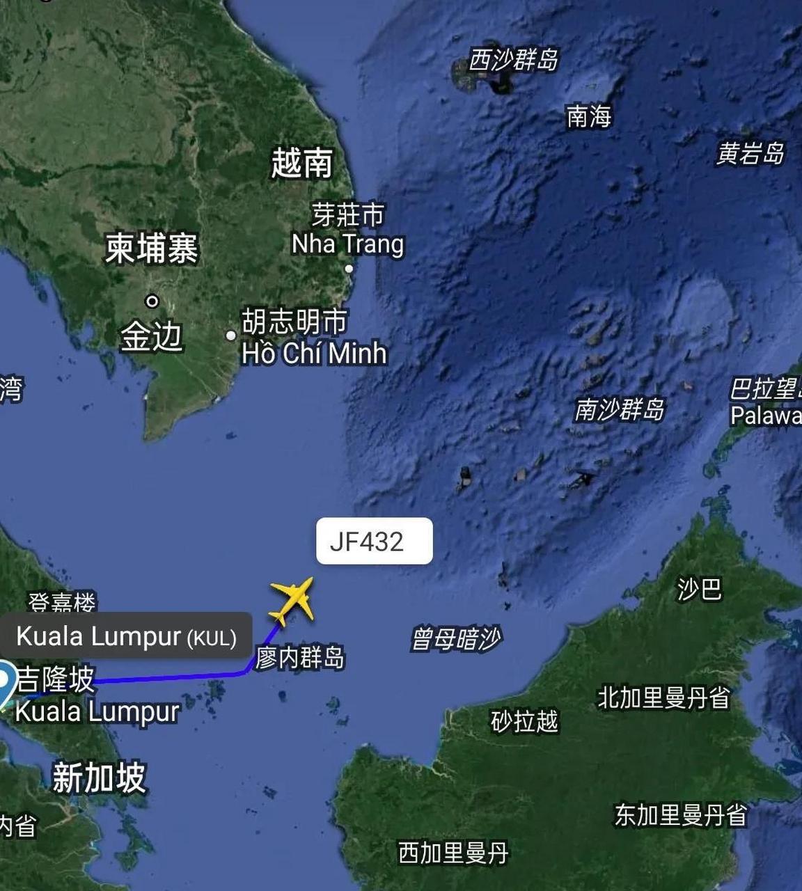 4月28日(今天)8点47分,在我国南海曾母暗沙西部,印度尼西亚廖内群岛