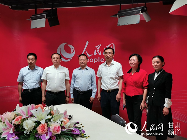 武威市委常委,宣传部部长梁朝阳一行赴人民日报社甘肃分社考察交流