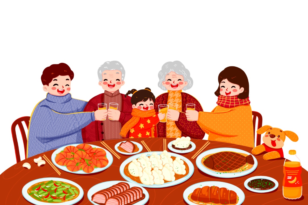 天天吃大餐怕长胖?少喝饮料多喝水,肌肉锻炼动起来丨吃动平衡享新春