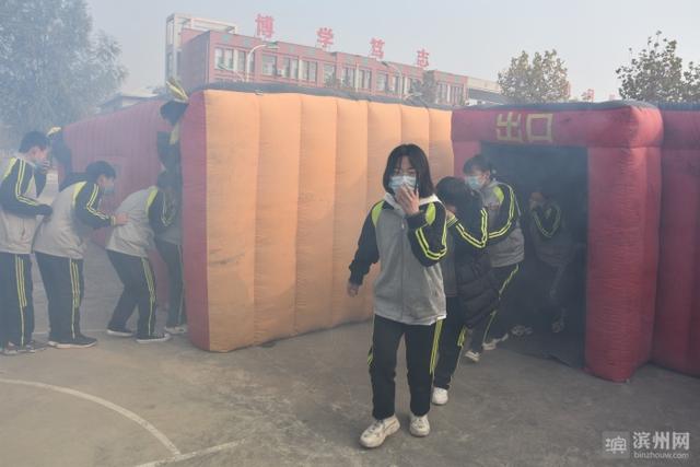 惠民姜楼中学开展消防安全演练活动
