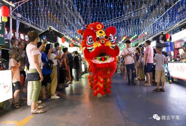 平果市朝阳街夜市经济示范区正式开市