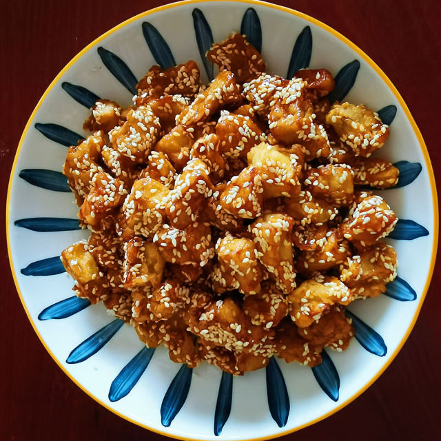 琉璃茄子,外焦里嫩,香甜可口