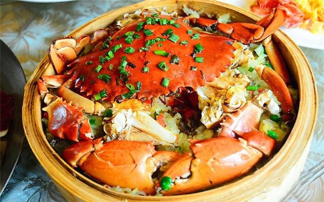 尚干小吃:闽菜课堂 ▏这道八宝鲟饭,红鲟肉归你,米饭都归我!