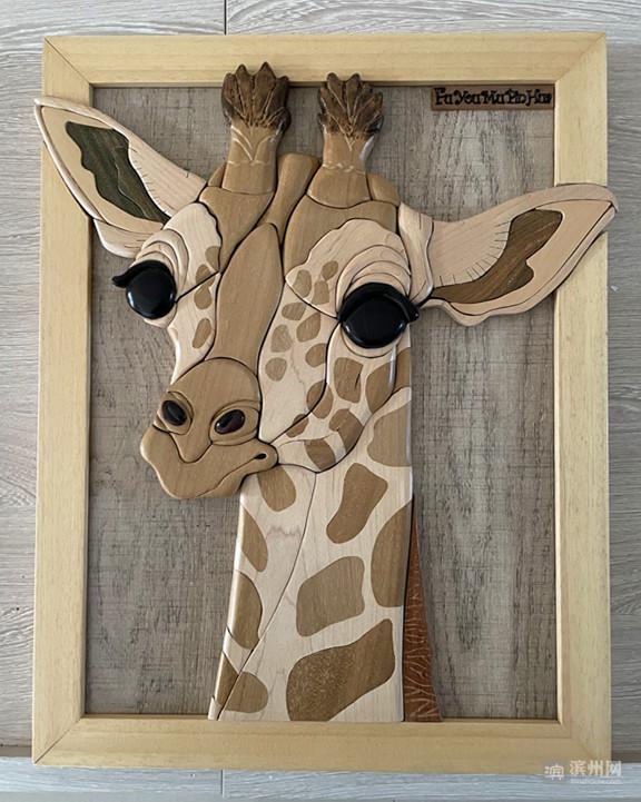 韩福友木拼画作品欣赏