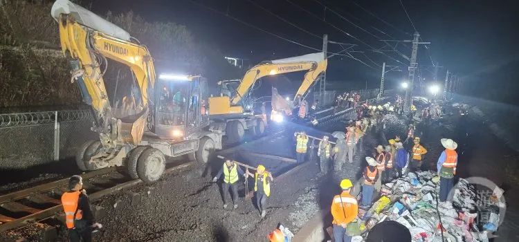 开通倒计时!重庆铁路枢纽东环线磨心坡站道岔插入工作完成