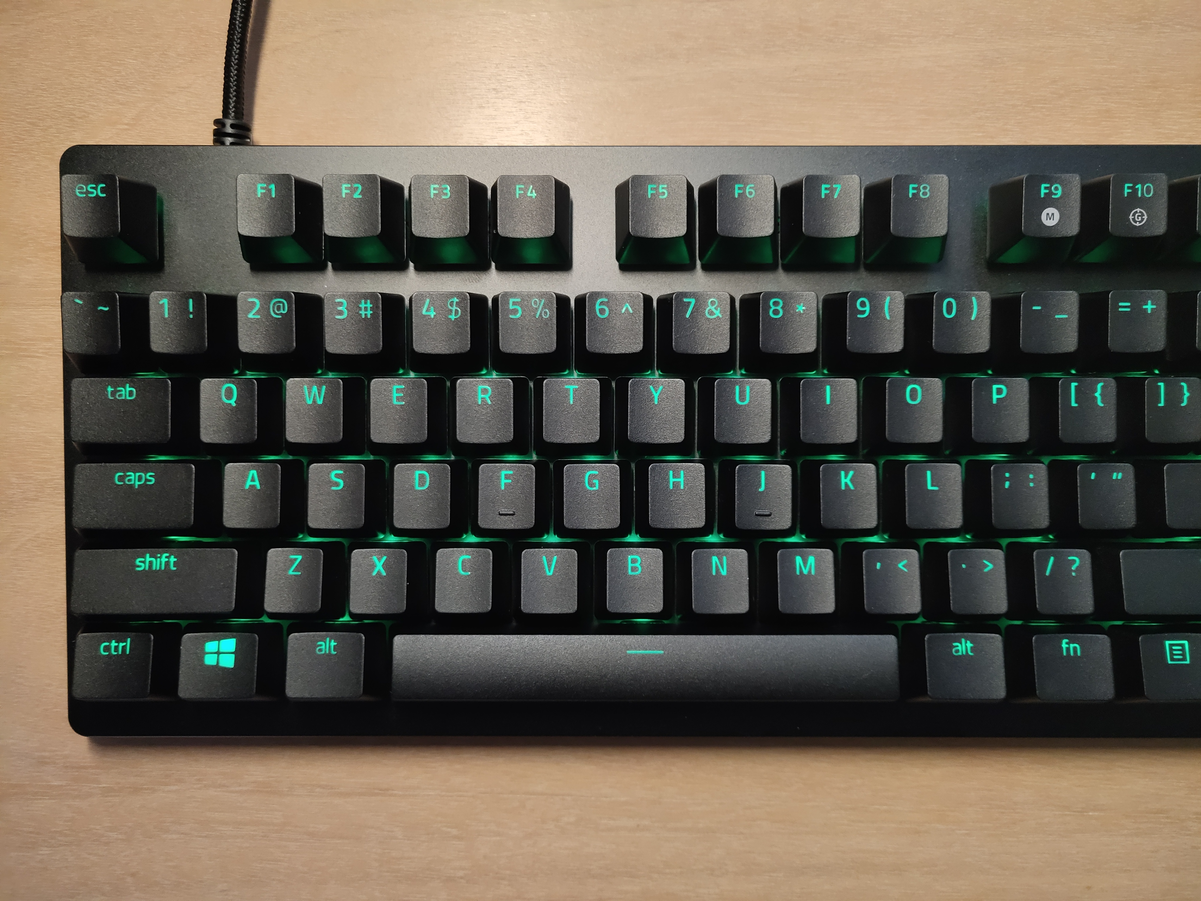 比快更快,光轴 8khz轮询率的雷蛇猎魂光蛛v2光轴机械键盘评测