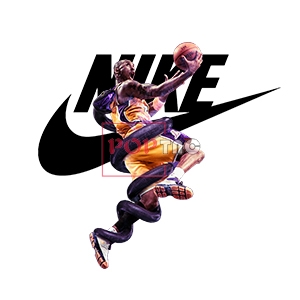 黑曼巴科比耐克nike印花图案服装裁片t恤卫衣烫图印花花型素材