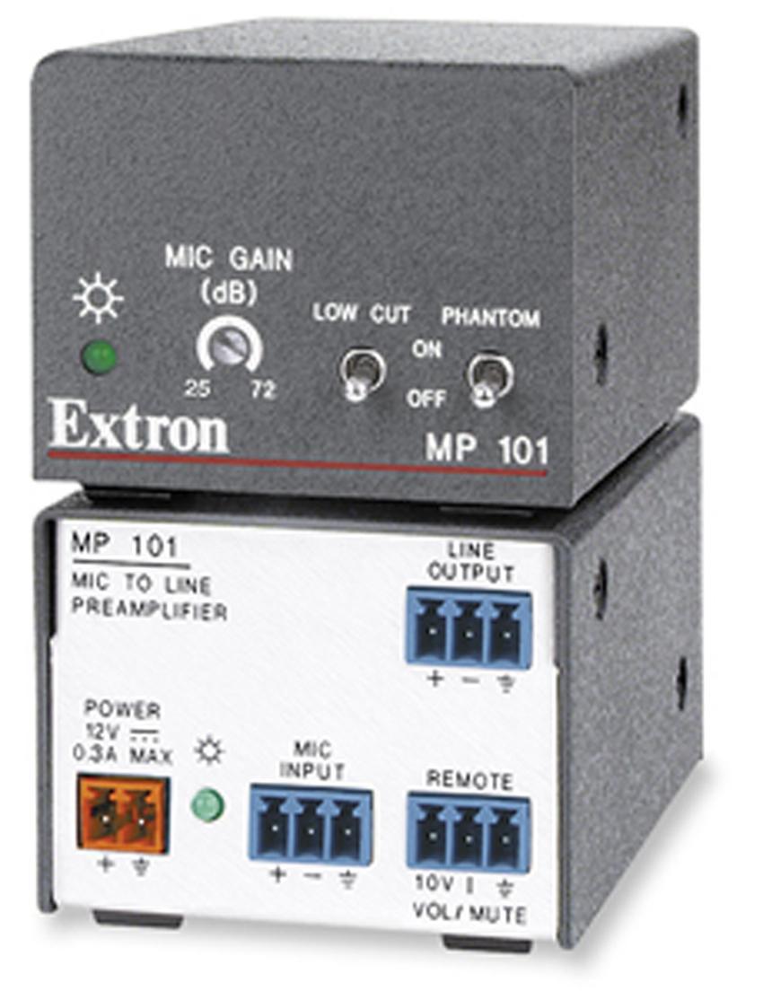 爱思创 extron mp 101 麦克风前置放大器