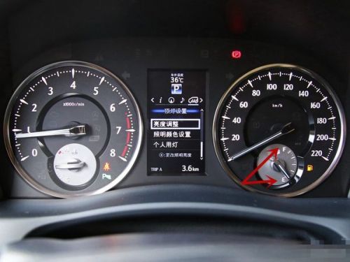 汽车油表f和e代表什么