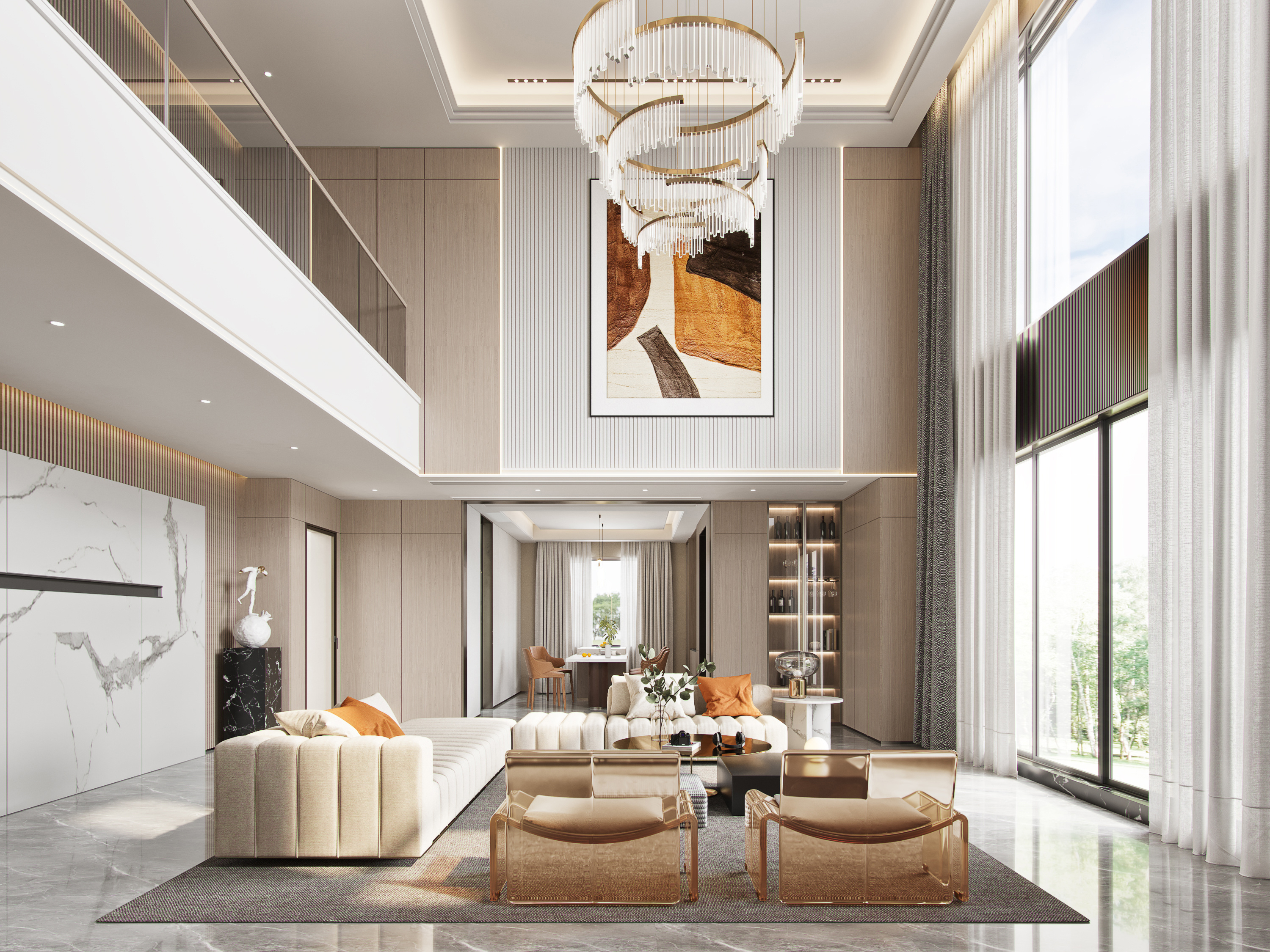 「绿港装饰」大客厅装修技巧分享y