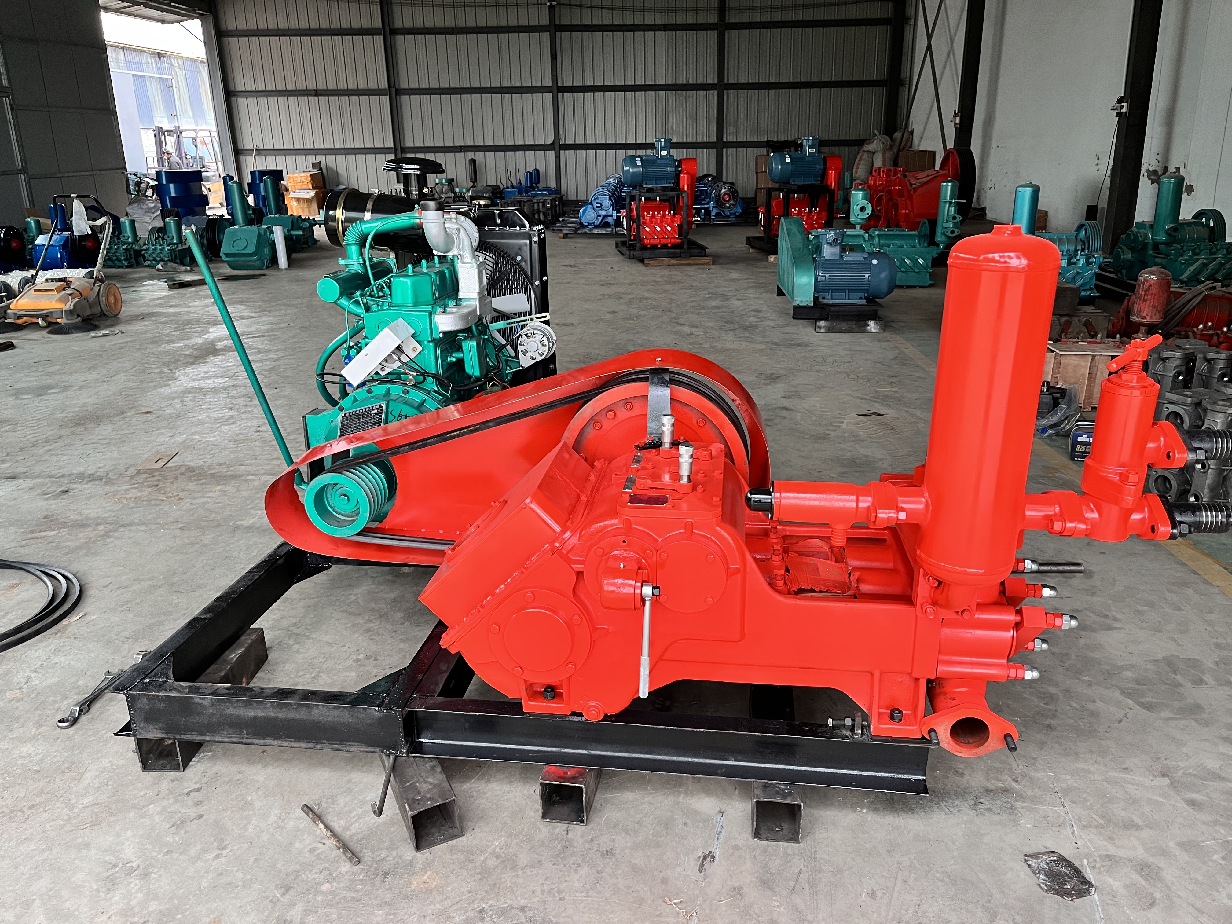 地质勘探钻机泥浆泵 柴油机动力钻机泥浆泵