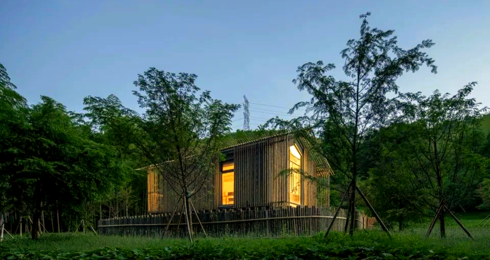 民宿探秘:杭州市良渚街道安溪东明山森林公园的多款小木屋