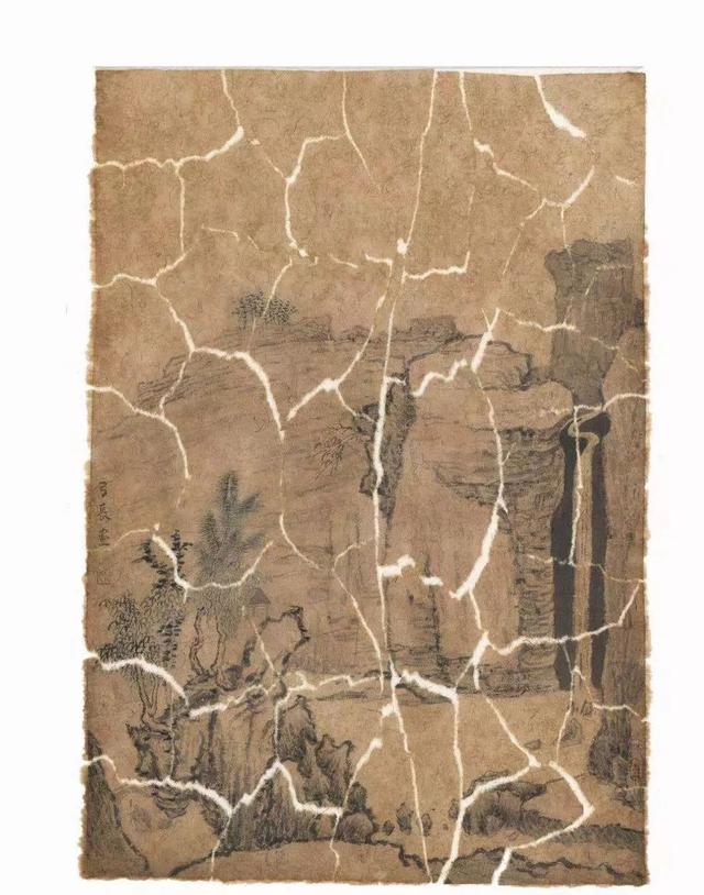 山水画家山东理工大学张弓长作品欣赏