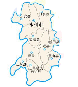 湖南永州地区地图全图图片