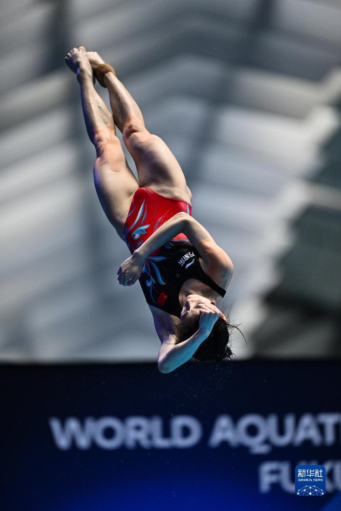 跳水——女子单人三米板决赛:陈艺文,昌雅妮包揽冠亚军