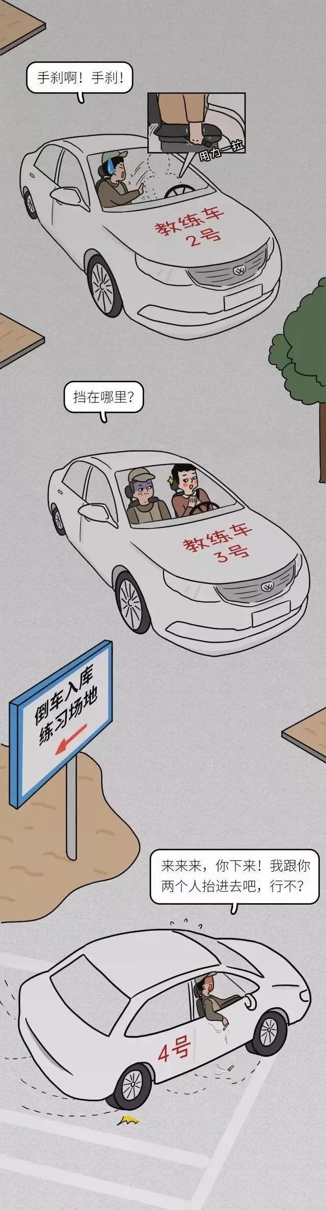 驾校教练骂人能有多"清新脱俗",一组漫画盘点,看完别笑哦