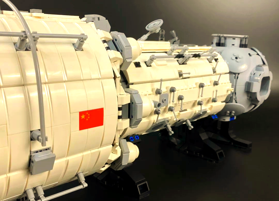 keeppley天和核心舱小柱段与节点舱完美对接,测评分享