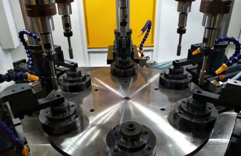 电镀金刚石铰刀铰孔现场