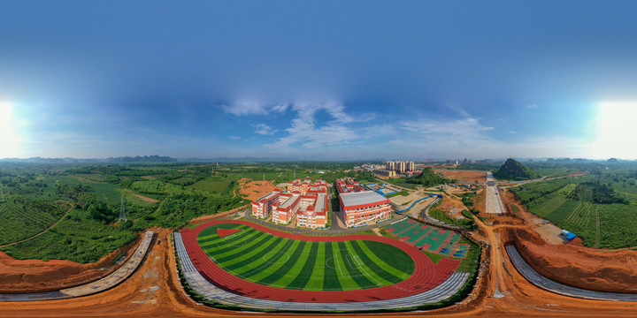 学校全景照片图片