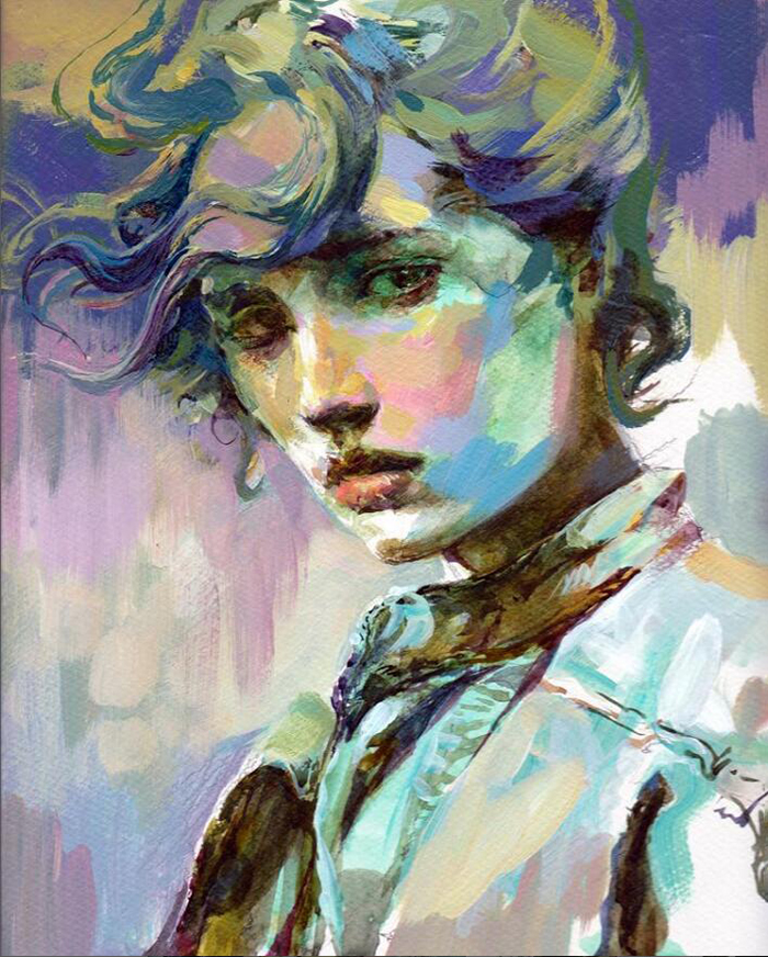 真实与虚幻 写实与抽象 精美考究的人物肖像绘画艺术(一)