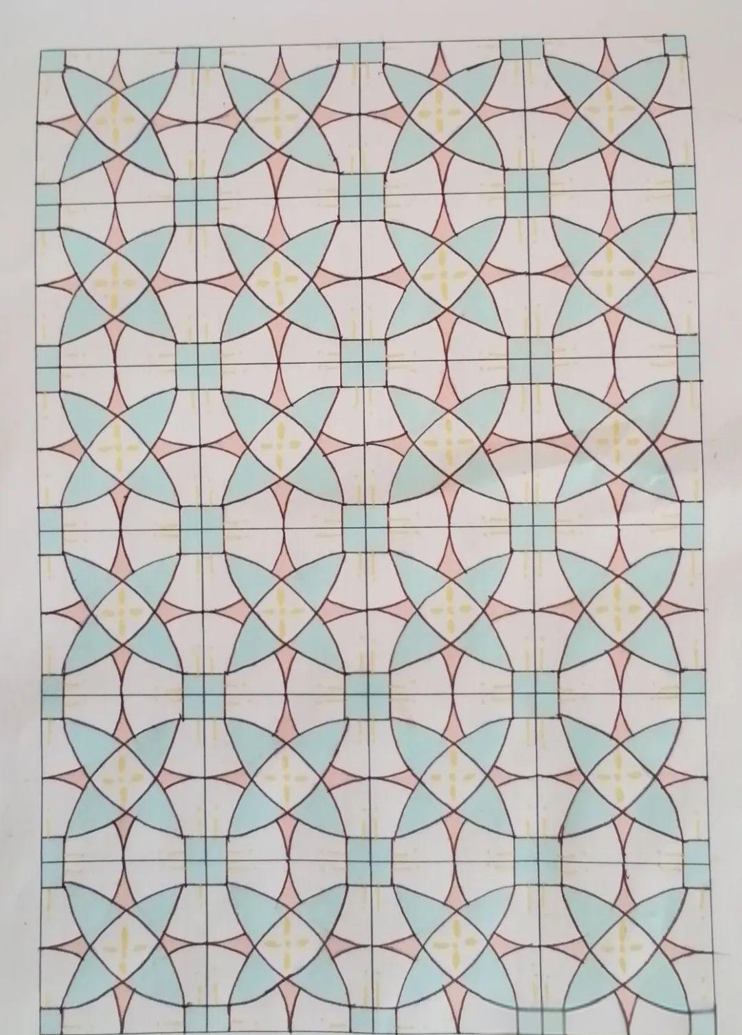 平面图形镶嵌设计的多彩作品欣赏