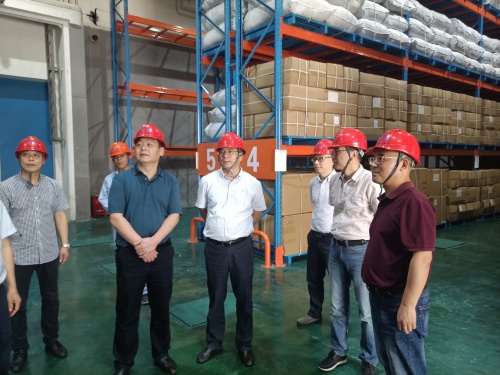 省粮食物资局鲍伟民副局长一行赴绍兴调研物资储备工作