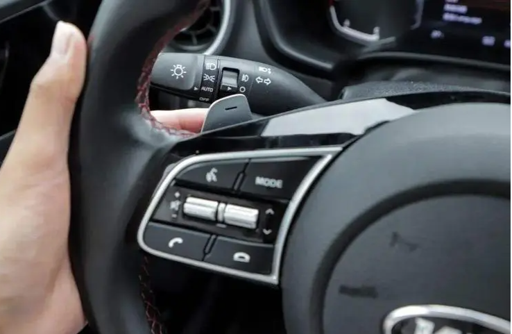 刚买的荣威i6max顶配,我奇怪自动挡的车为什么会有换挡拨片