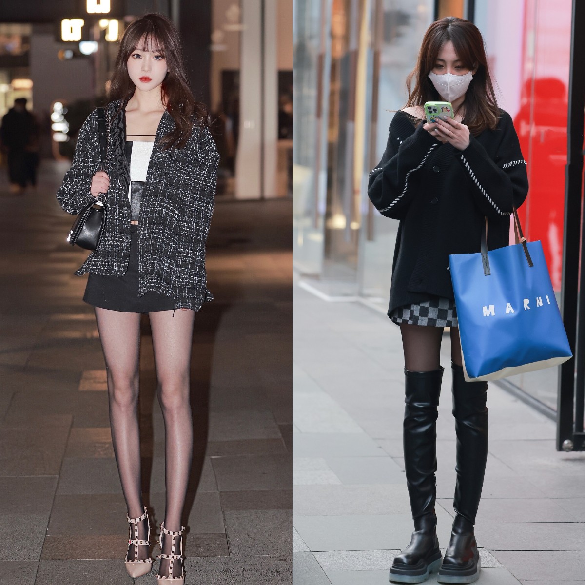 深冬,学会这几种"丝袜"穿法,气质高级又有女人味,演绎纯欲风