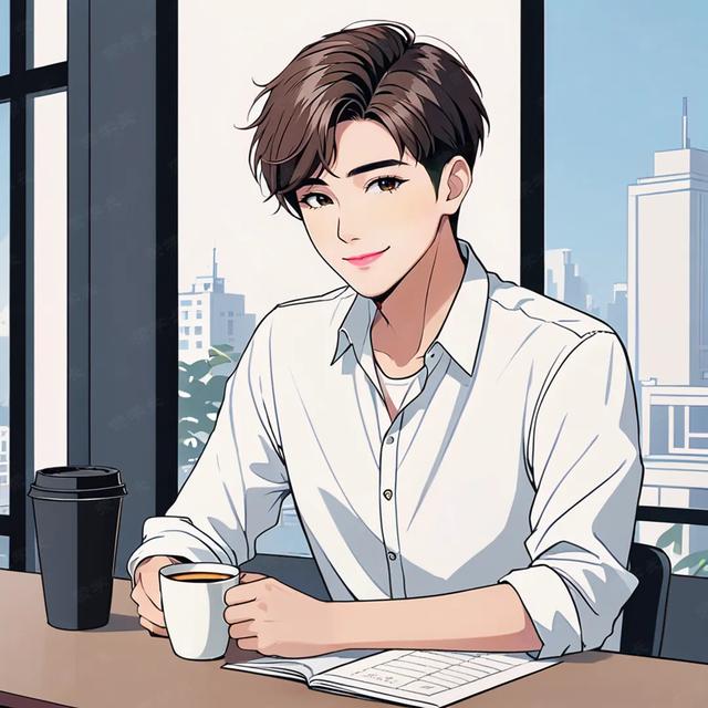 男生头像|阳光男孩卡通手绘头像