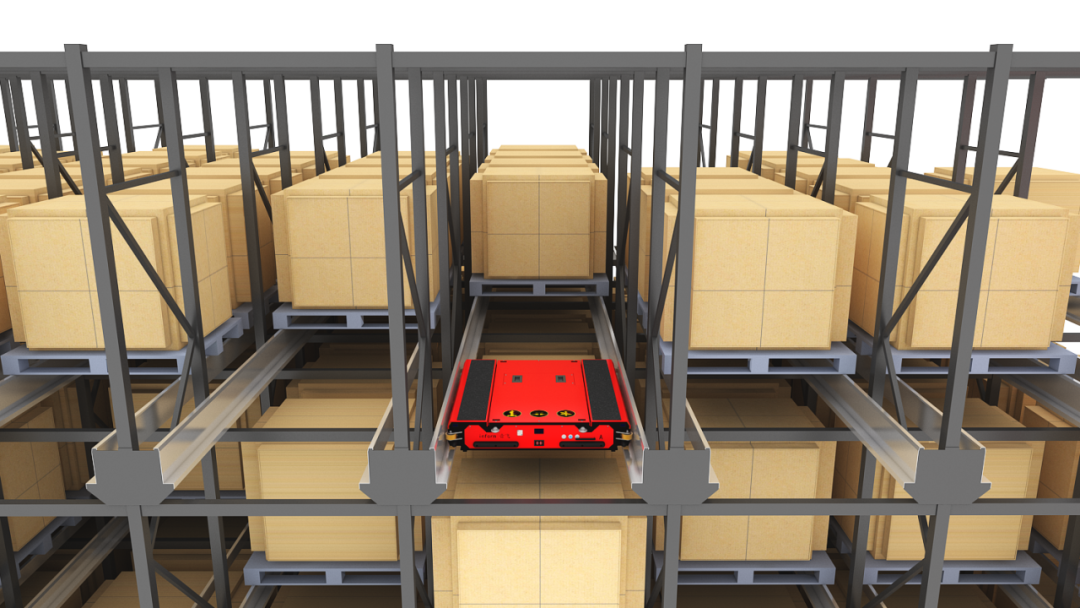 智慧仓储十大方案6|托盘式二向穿梭车 堆垛机解决方案