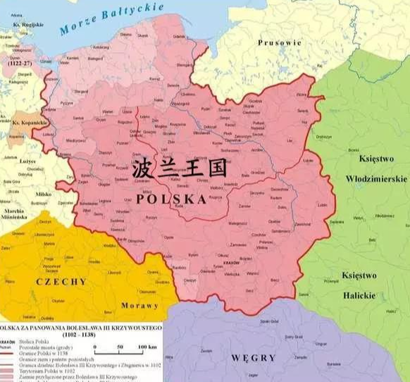 波兰立陶宛最大版图图片