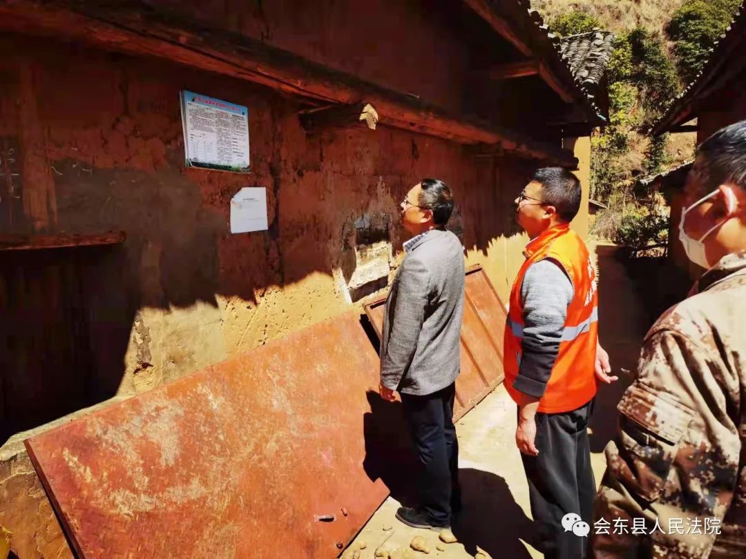 会东法院再次督导嘎吉镇森林草原防灭火工作