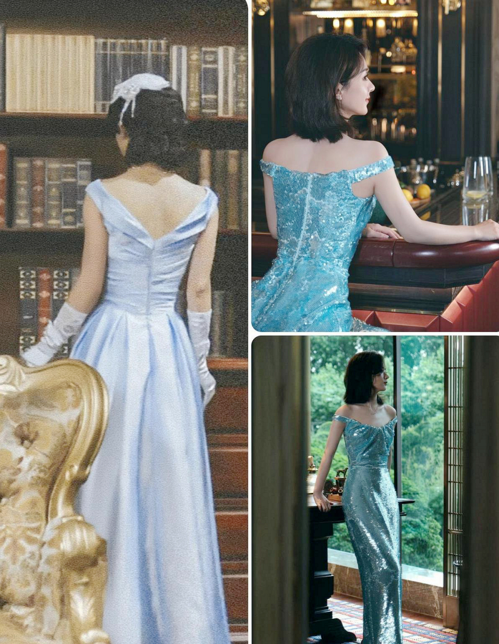 赵丽颖梦寐以求的蓝胭脂蓝人鱼裙,谁知道呢