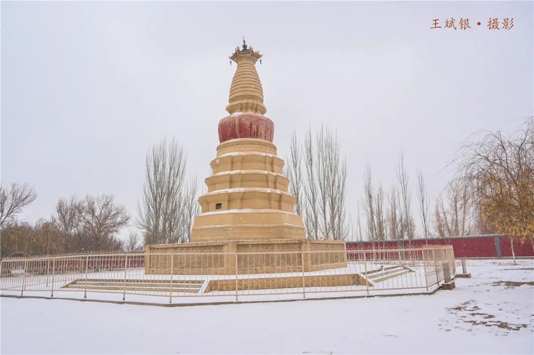 【雪潤敦煌④】雪後白馬塔靚麗美景難得一見