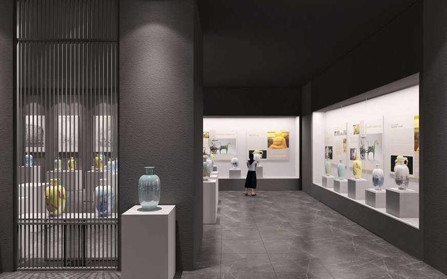 陶瓷展览馆空间设计图片