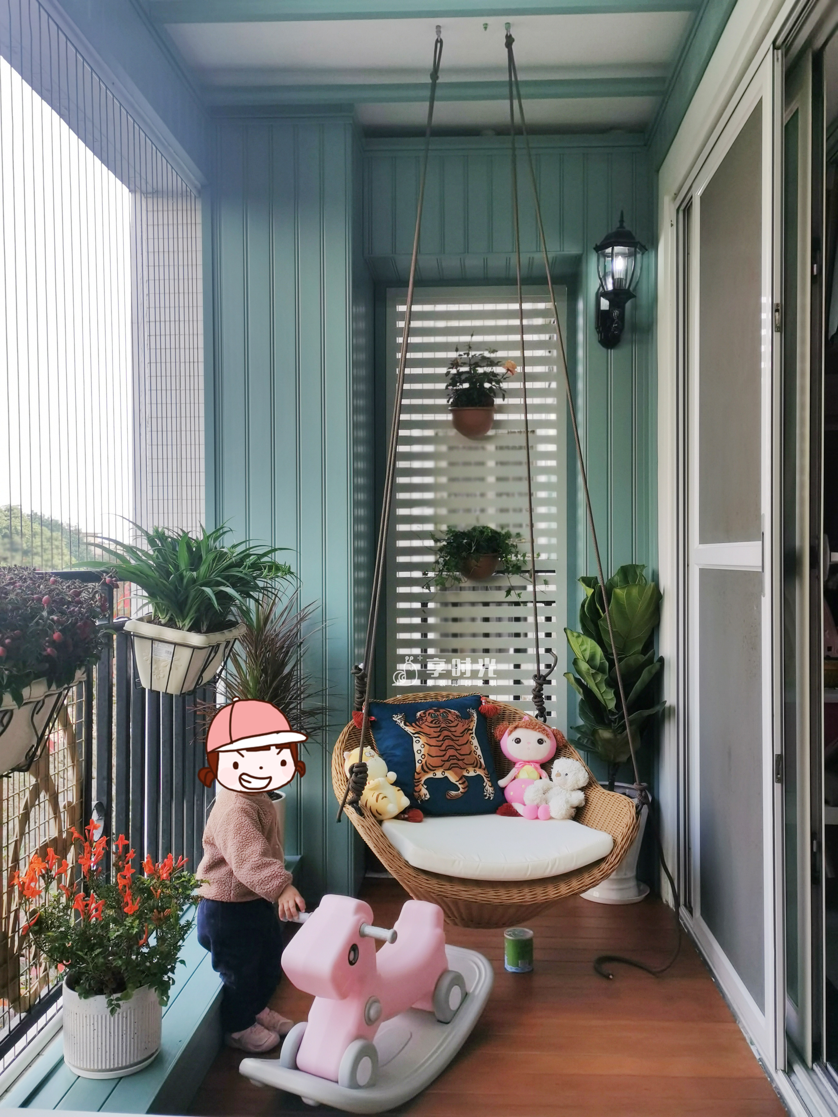 整装阳台定制|超好玩的阳台儿童乐园设计,快来撒欢儿
