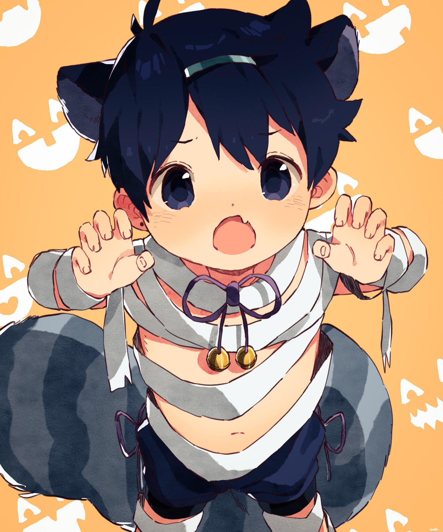 画师「thebrushking」作品欣赏:兽耳萌正太人物插画