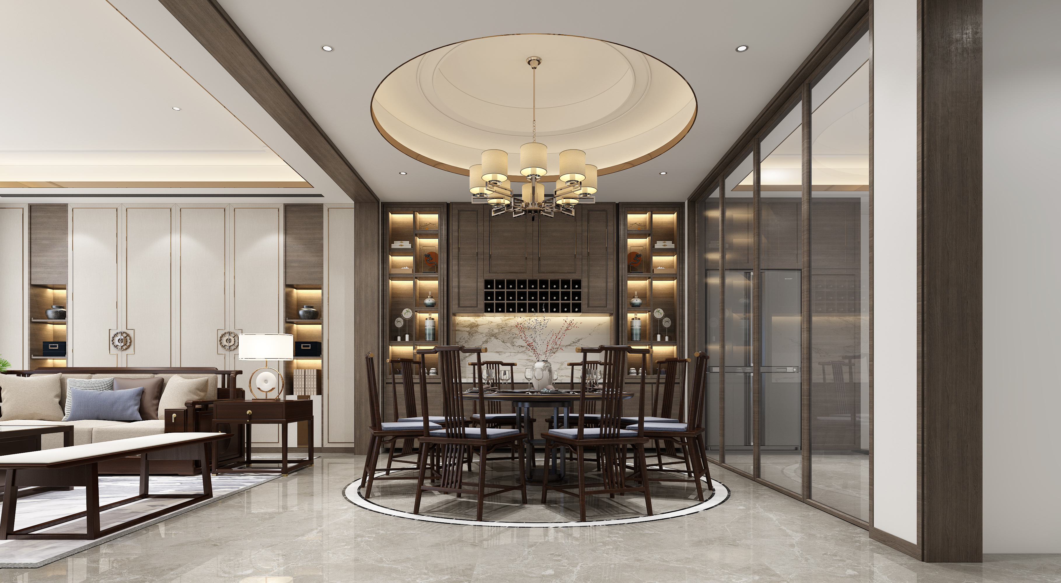 苏州别墅装修|事实证明:新中式适合别墅大宅