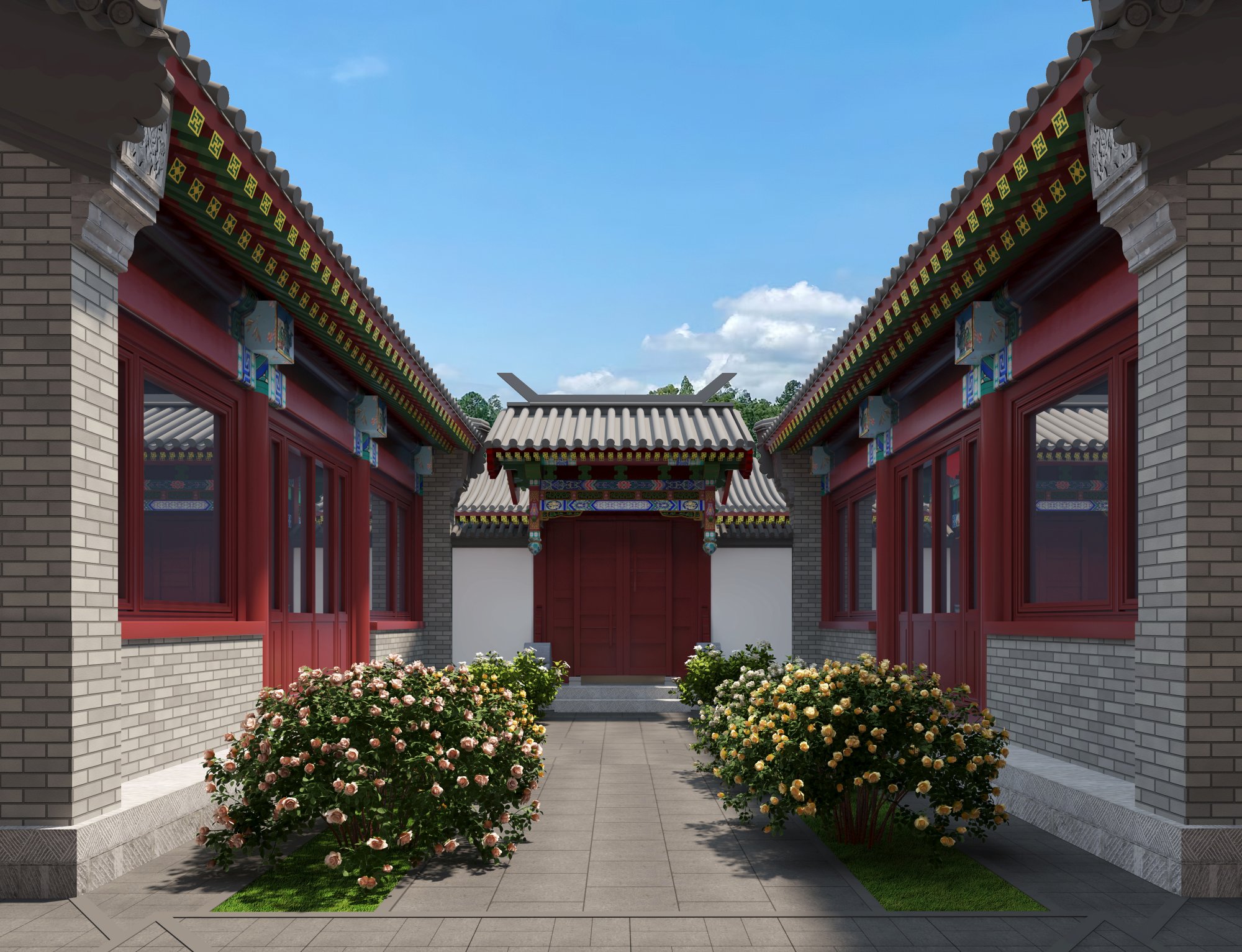 北京四合院的建筑之美不仅体现在其建筑的形式和特色上