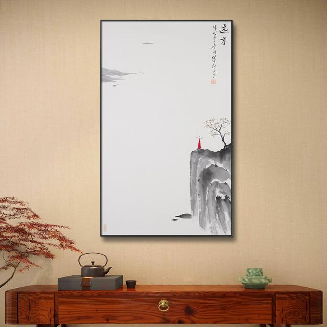 抖音百万粉丝禅意画家墨轩子作品赏析